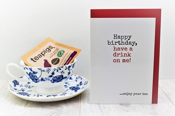Tea Lovers Birthday Card