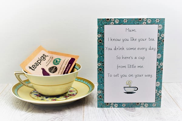 tea card for tea lovers